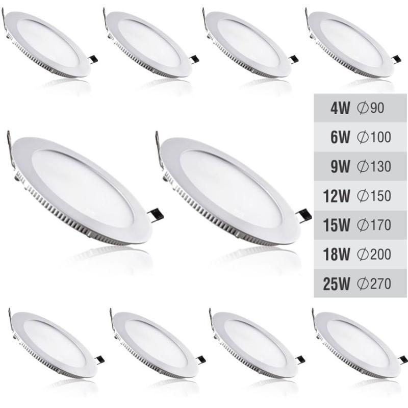 Bộ 10 đèn Led downlight âm trần siêu mỏng 4W