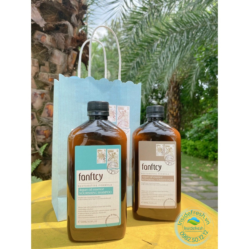 Combo Dầu gội và dầu xả fanftcy 500ml