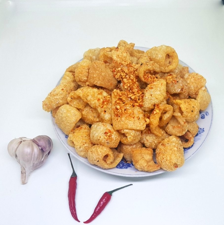 200g Da heo cháy tỏi Loại Ngon