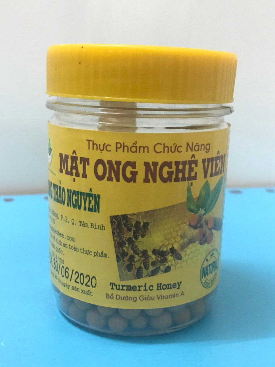 Viên nghệ mật ong vàng - Loai 100 gram