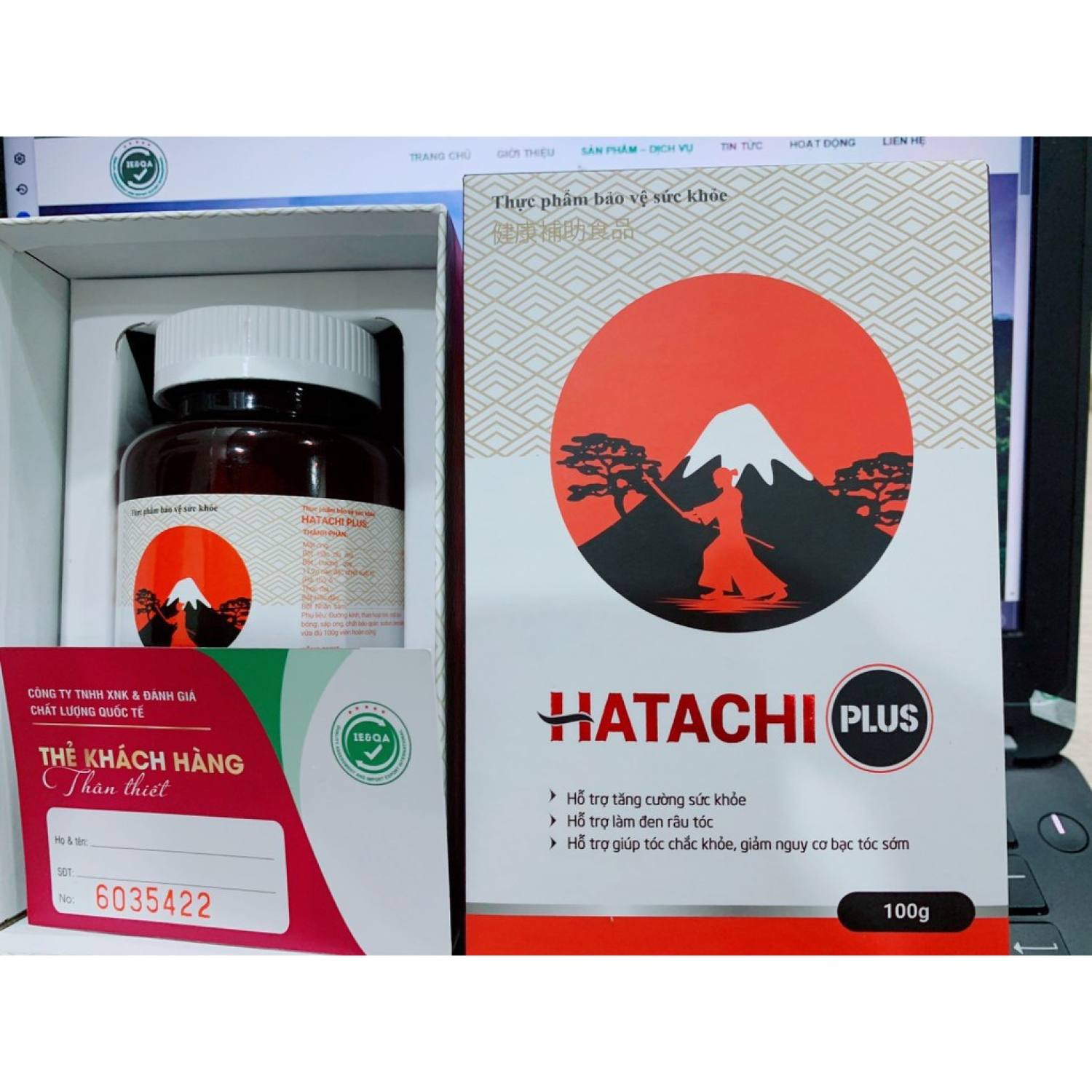 HATACHI Plus ??[HÀNG CHÍNH HÃNG]?? HATACHI Plus Giúp giảm nguy cơ bạc tóc sớm 100G
