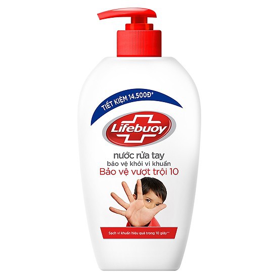 Nước rửa tay lifebuoy chai 500g