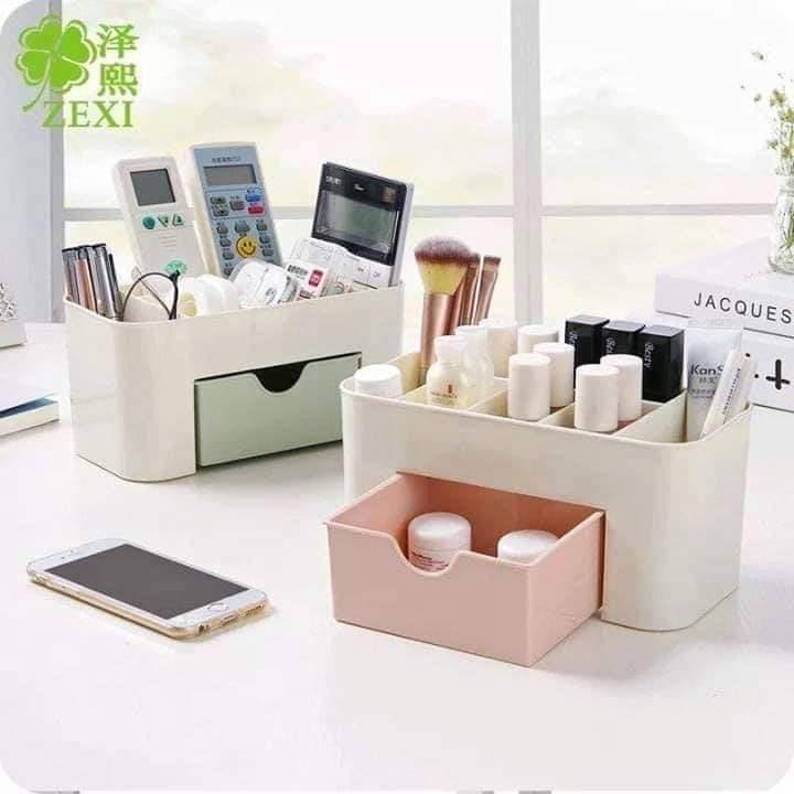 (FREE SHIP) KỆ MỸ PHẨM NHỰA MINI KT 22*11*10.5 <3