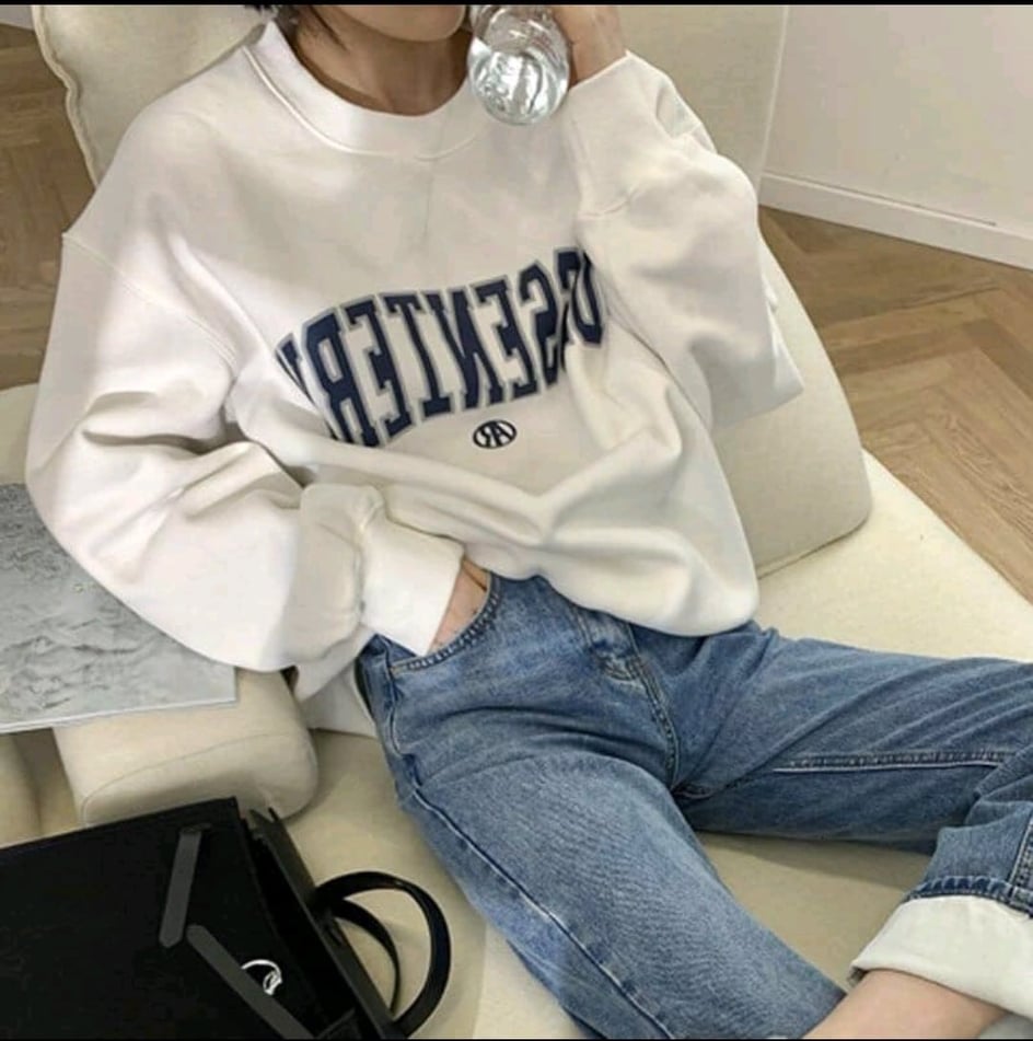 Áo sweater nỉ in chữ DESSENTI (Trọng lượng từ 40kg đến 70kg )