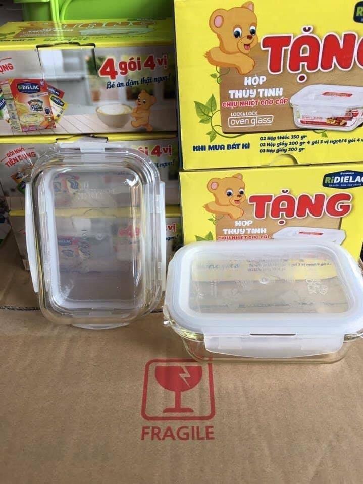 [HCM]Hộp thuỷ tinh chịu nhiệt Lock & Lock