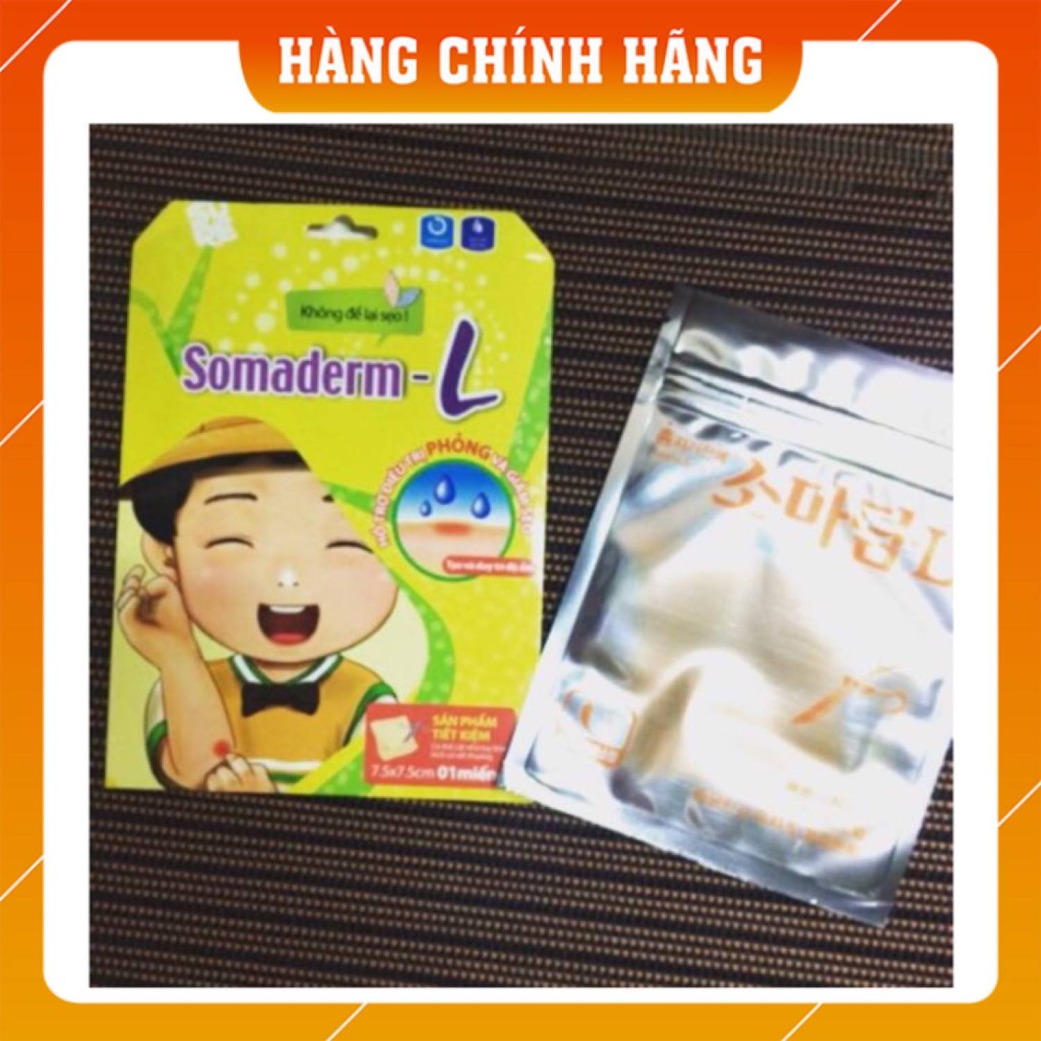 Miếng Dán Hút Mụn/ Lành Vết Thương Somaderm-L (7.5cm x 7.5cm)