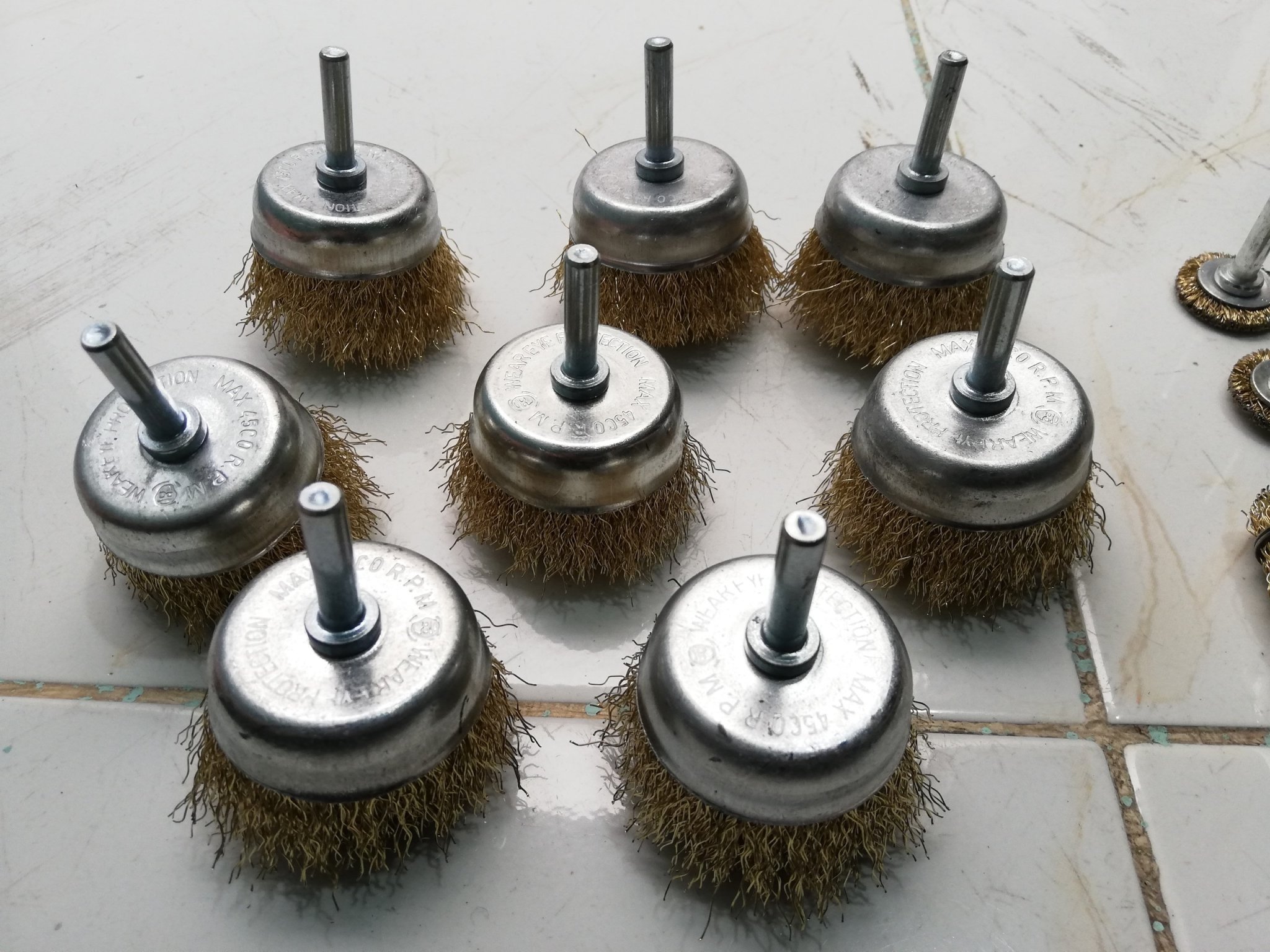 CƯỚC CÁN 6 TRỤ VÀNG , CHỮ T, CHÉN VÀNG  (Bộ 10 cái)