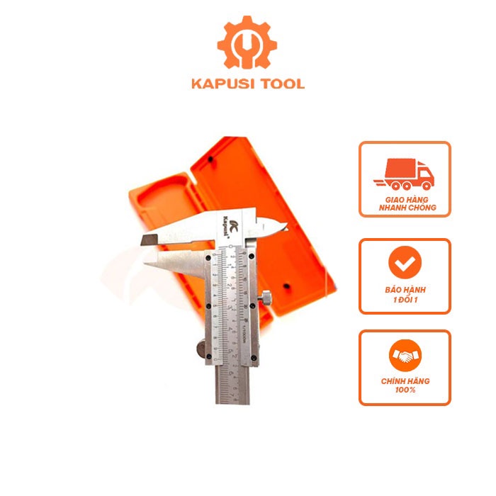 Thước kẹp cơ khí kapusi nhật bản 150mm - 200mm, tiêu chuẩn chất lượng cao, chính xác