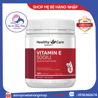 Vitamin E Healthy Care 500IU,200 viên (100% Hàng auth) thumbnail