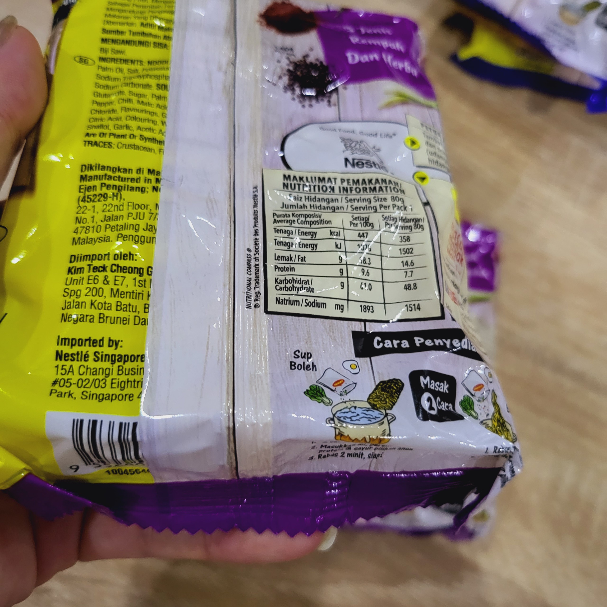 MÌ GÓI MAGGI tom yum Malaysia