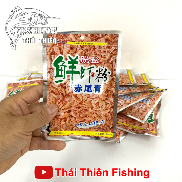 Combo 2 Gói Tôm Nam Cực Mồi Câu Đơn Đài Cá Chép, Rô Phi
