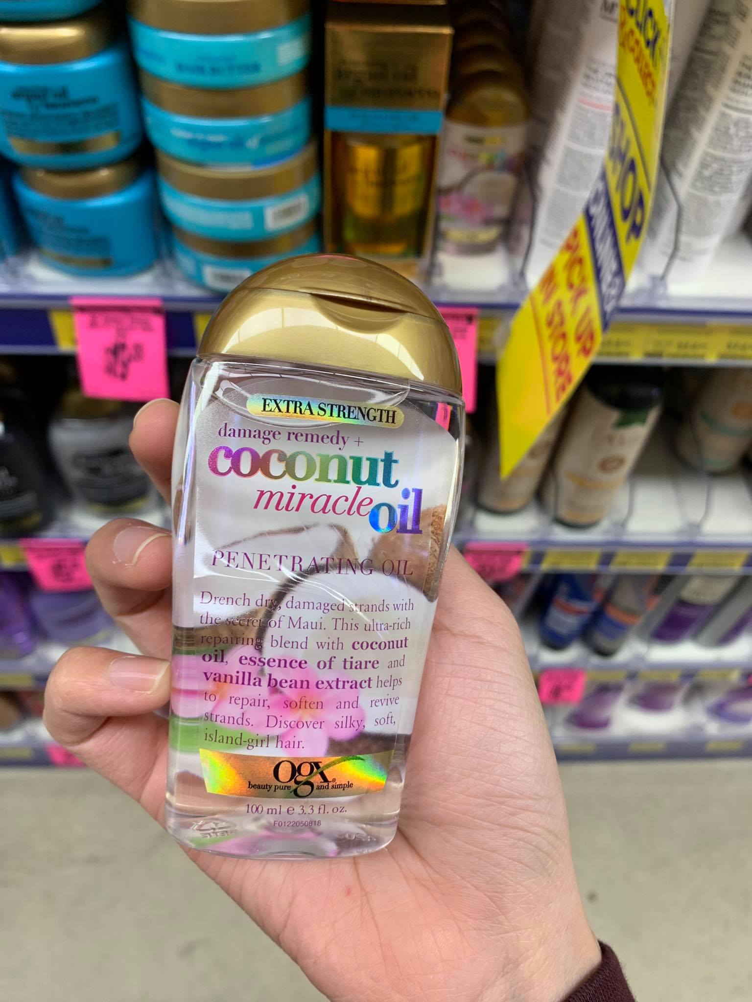 Tinh dầu dưỡng tóc OGX Coconut Miracle Oil