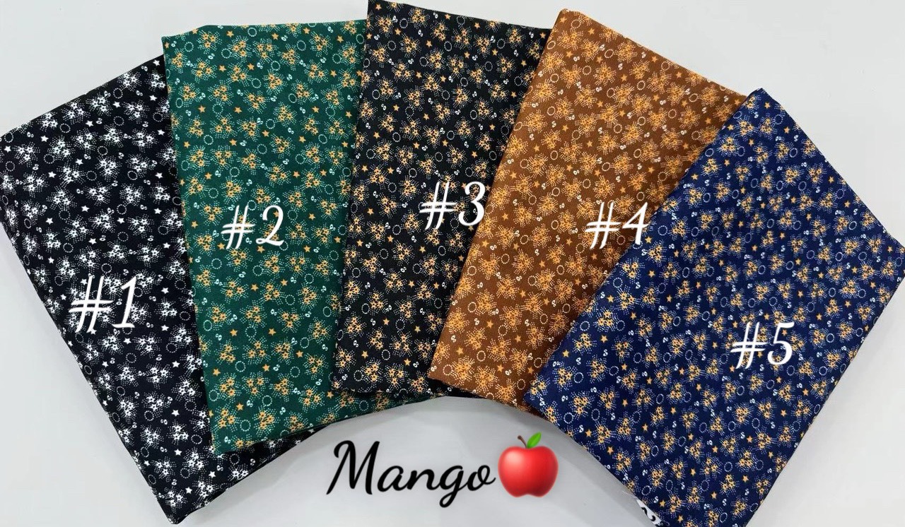 Vải Lụa Mango Họa Tiết Cheetah & Hoa Văn 1m55 - Xuất Xứ Việt Nam
