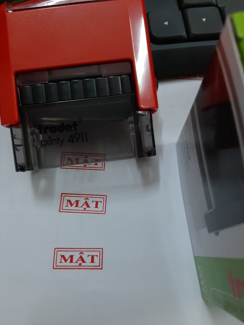 Con dấu MẬT (Chuẩn thông tư 24 BCA)