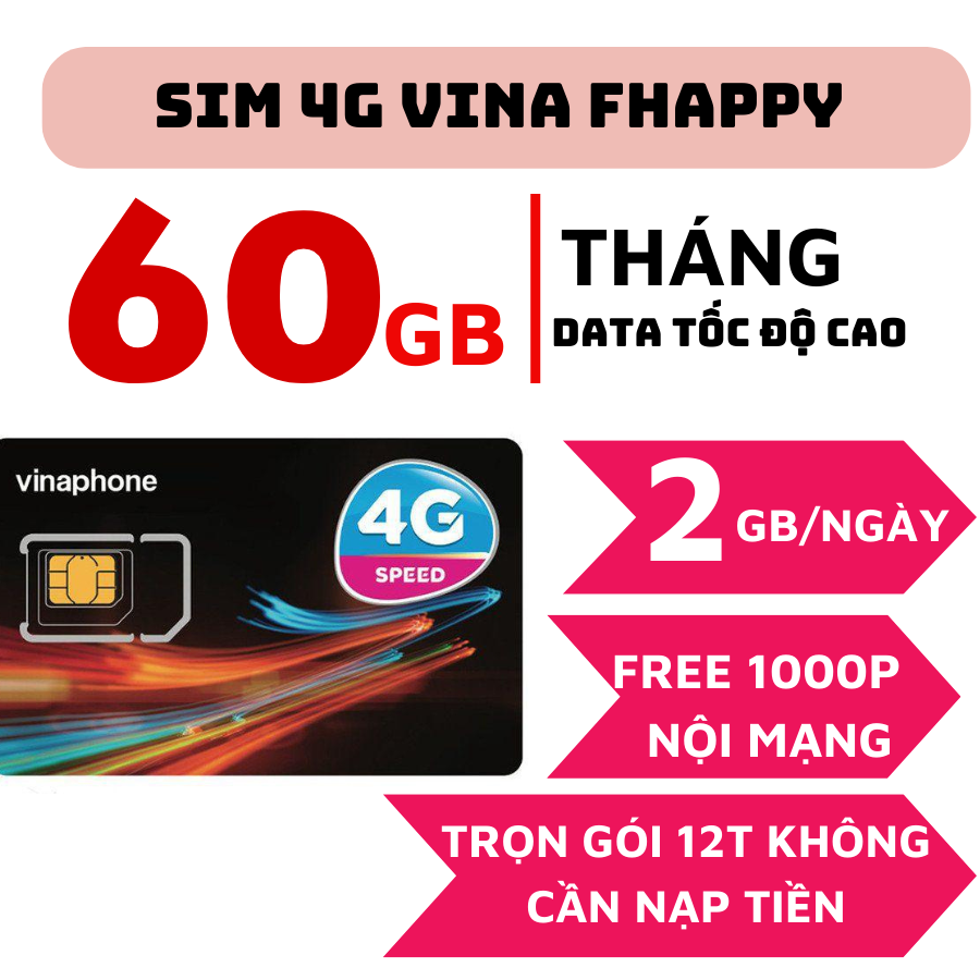 ( Không Giới Hạn Data ) Sim 4G Vinaphone Trọn Gói 1 Năm D500 / D219 , FHAPPY , TD49 , U1500 , VD149 , 14BIG50Y Data Tốc Độ Cao Vào mạng Thả Ga , MUA 1 LẦN DÙNG CẢ NĂM . FREESHIP - CHƯA KÍCH HOẠT.