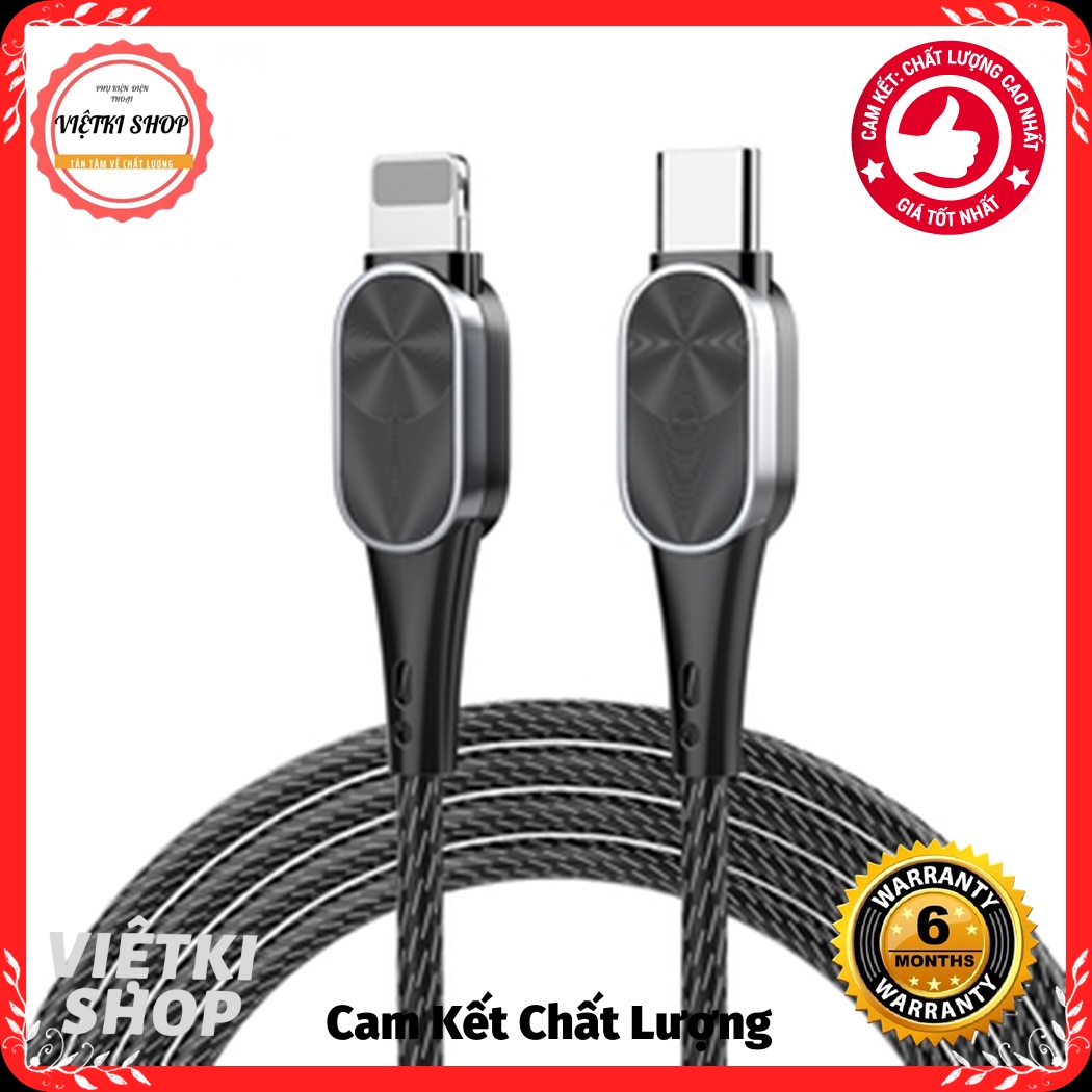 (Giá Hủy Diệt) Cáp Sạc Nhanh 20W TypeC to Lighting Dùng Cho Iphone