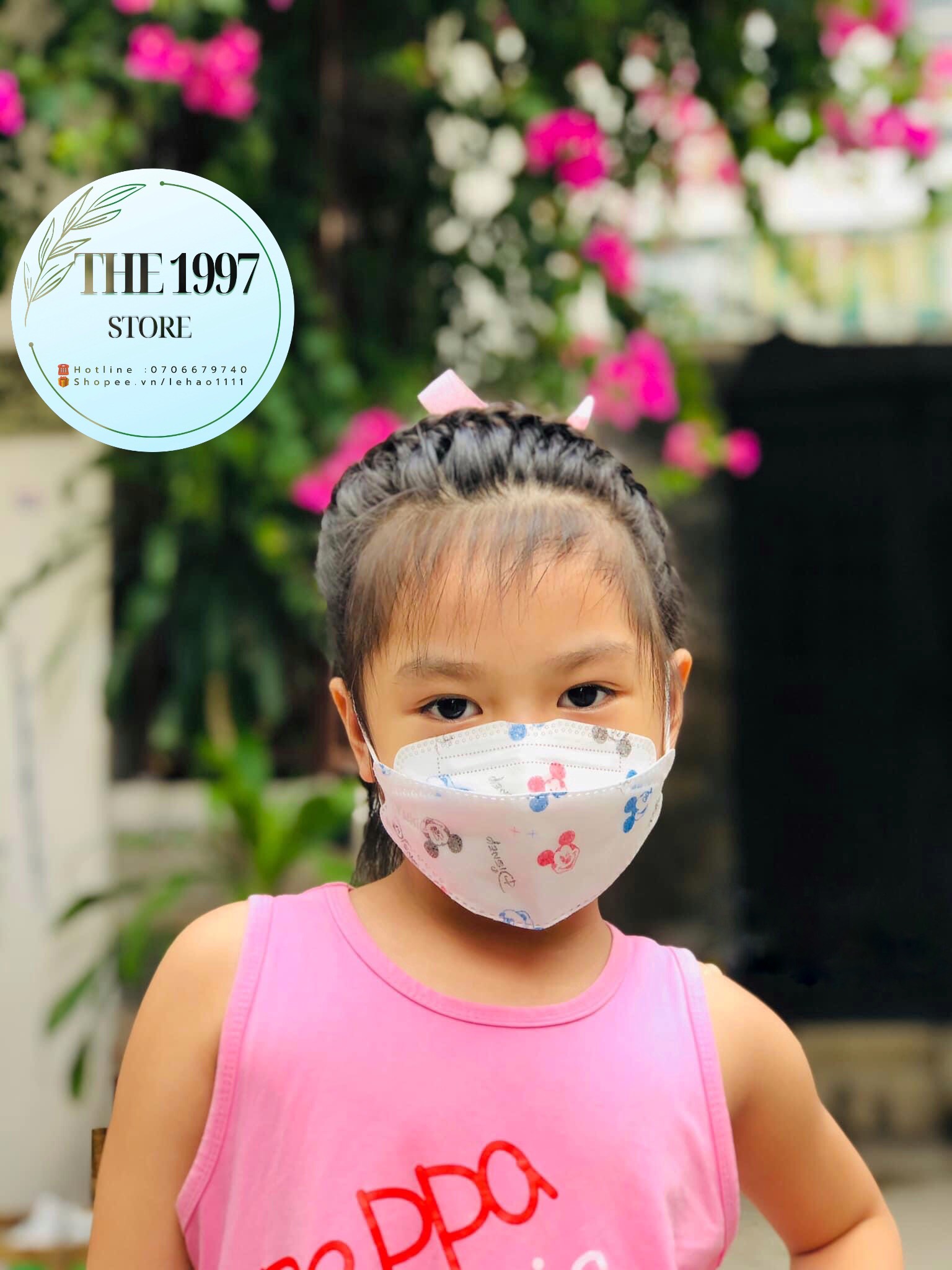 [HCM]Khẩu trang 4D Yoki cho bé bịch 6cái tiêu chuẩn KF94 (Khẩu trang kháng Khuẩn 4 Lớp)