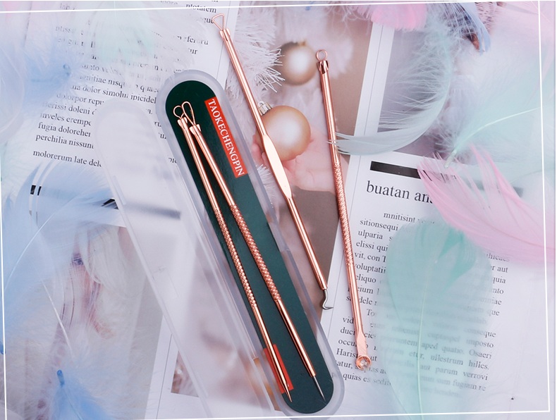 Bộ dụng cụ nặn mụn chuyên nghiệp 4 món