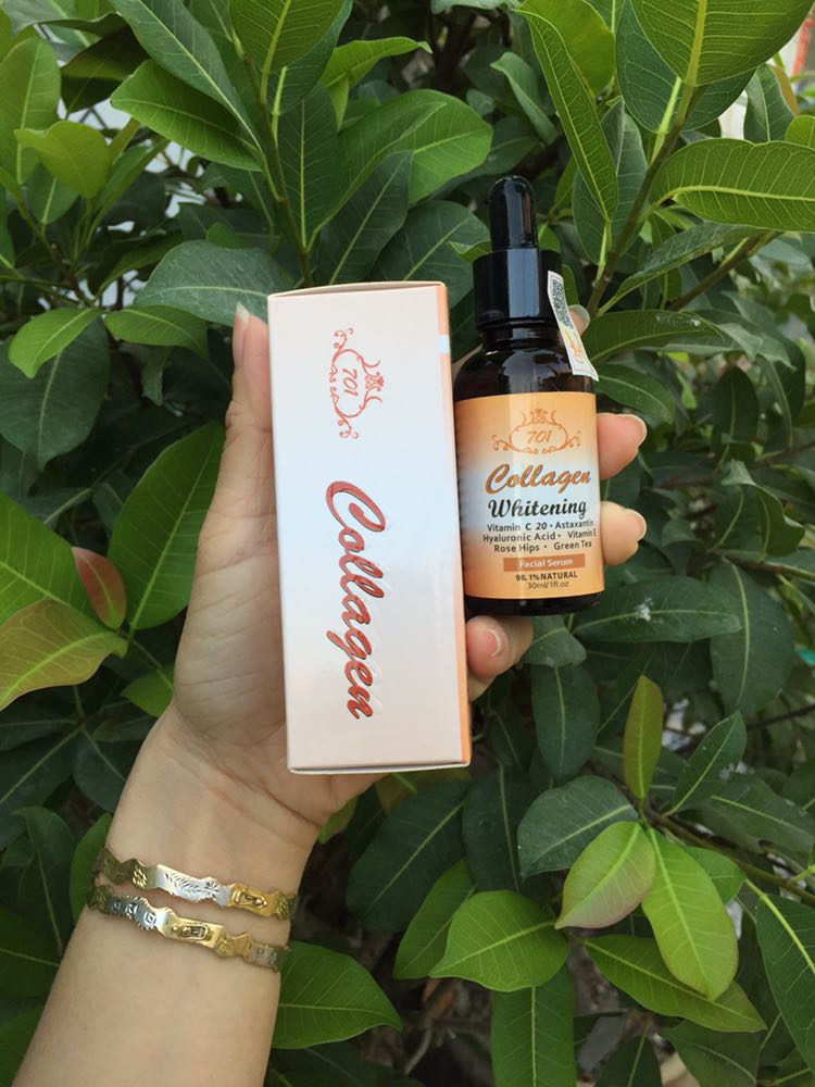 [Ảnh thật] Serum collagen Whitening trắng da701 ( chính hãng)