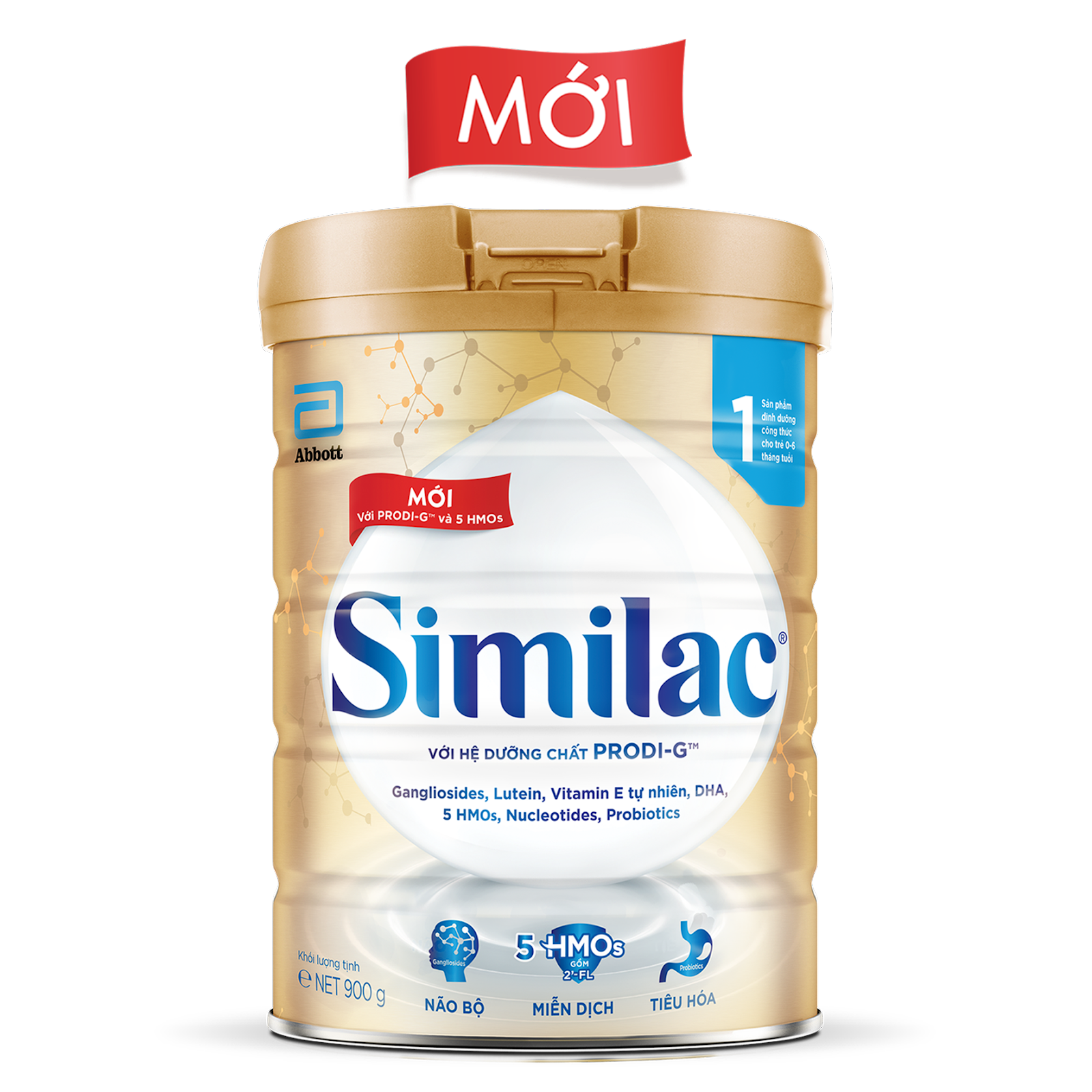 [Hoàn tiền 12%] Sữa Bột Similac 1 HMO 900g