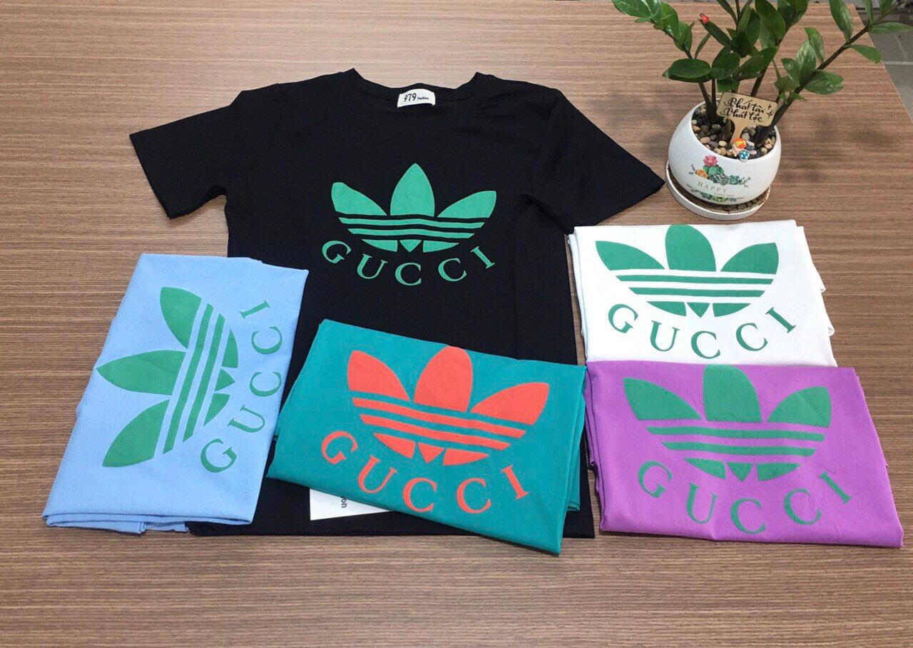 (G.U.C.C.I) Áo Thun nữ phom vừa (form vừa) co giãn 4 chiều, mềm mịn 979
