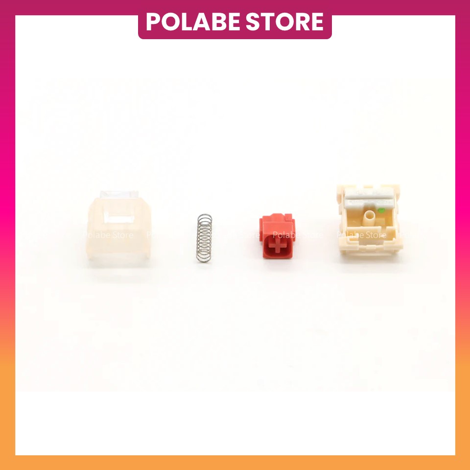 KAILH RED BEAN PUDDING linear switch Công Tắc Bàn Phím Cơ Kailh Box Switch - Polabe Store