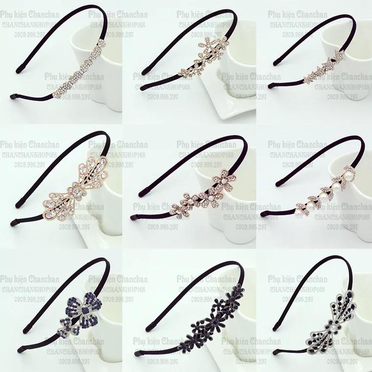 Cài tóc đính cườm 40k