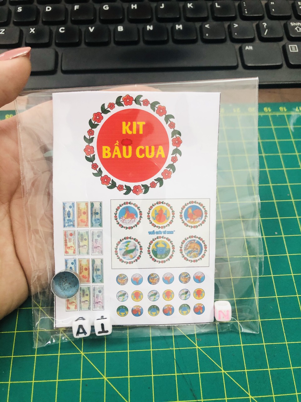 [HCM]Phụ kiện mô hình-bộ kit bầu cua