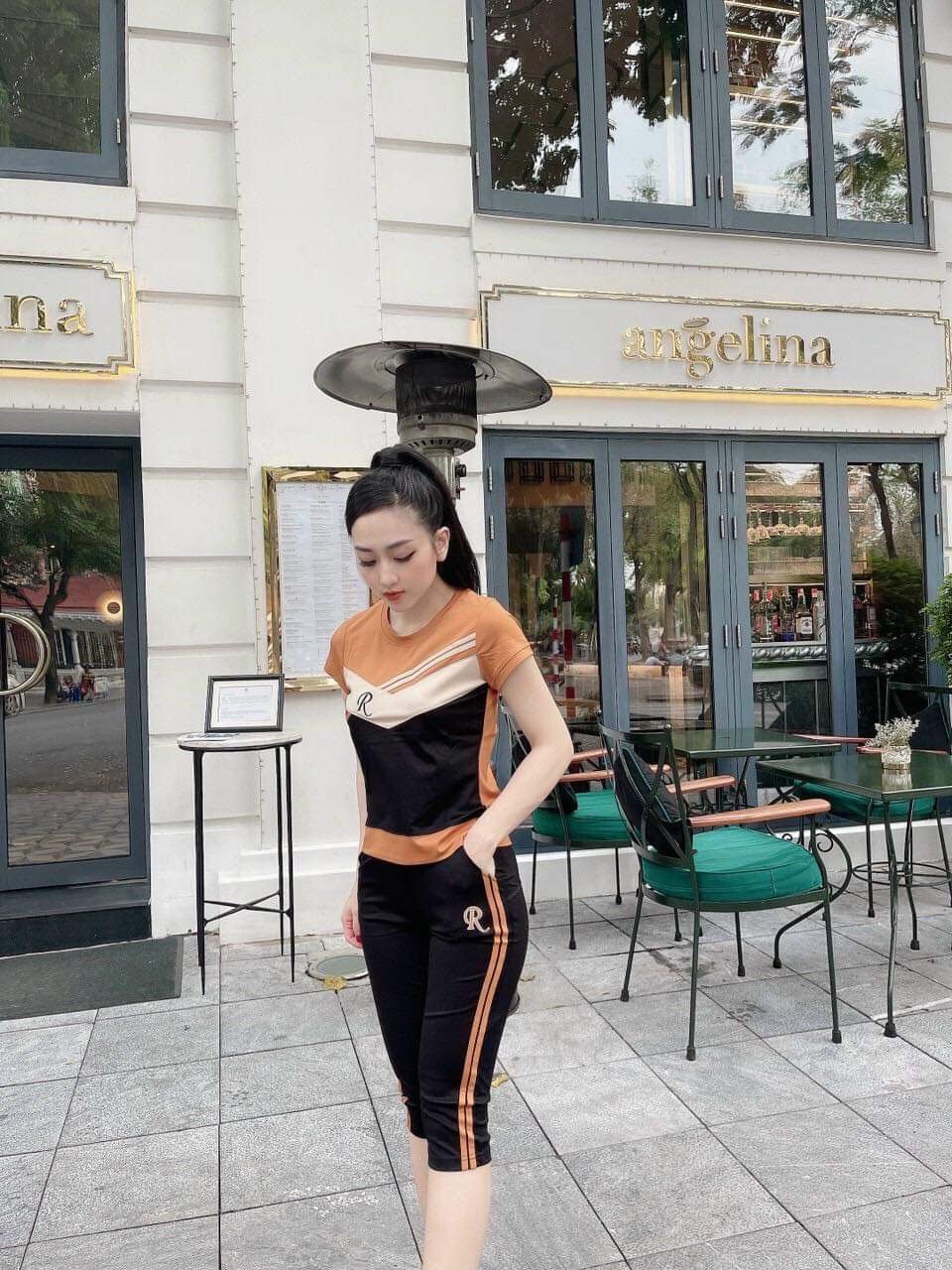 ĐỒ BỘ MẶC NHÀ QUẦN LỬNG DÁNG THỂ THAO