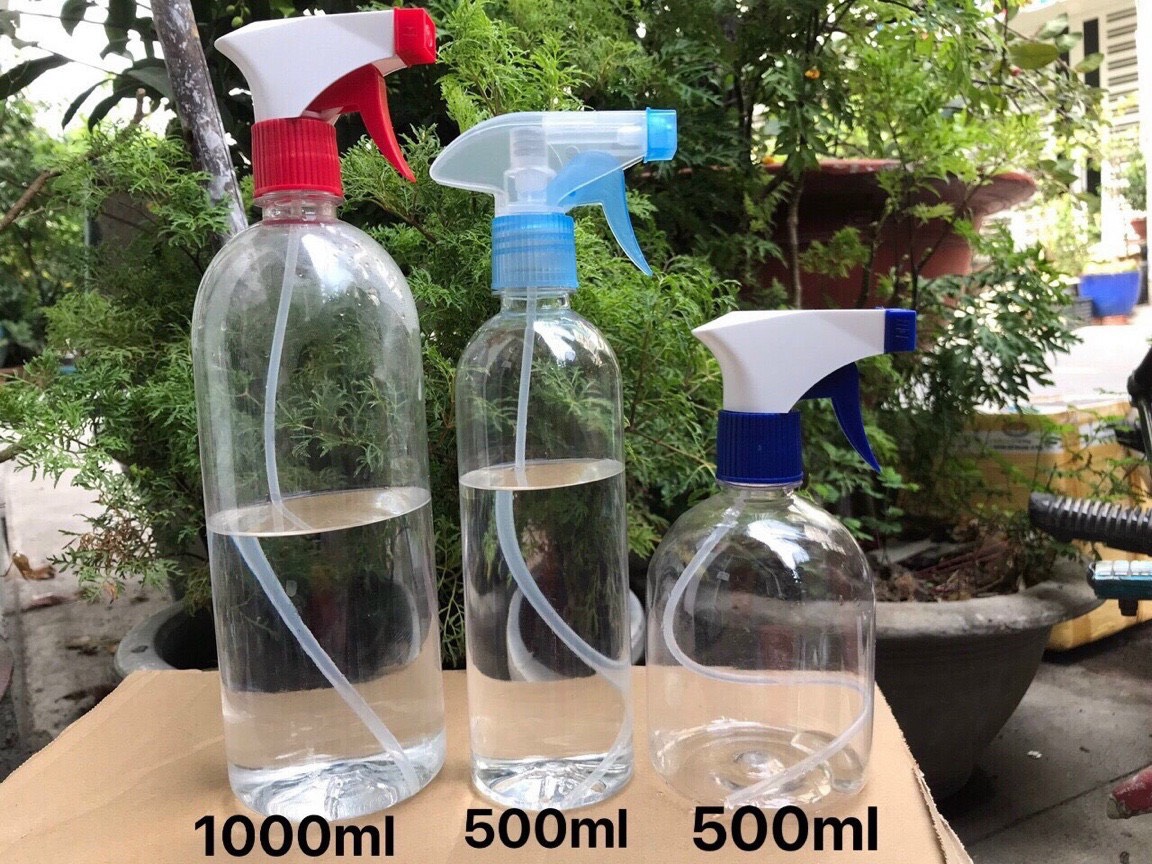 CHAI XỊT CỒN 500ML/1L