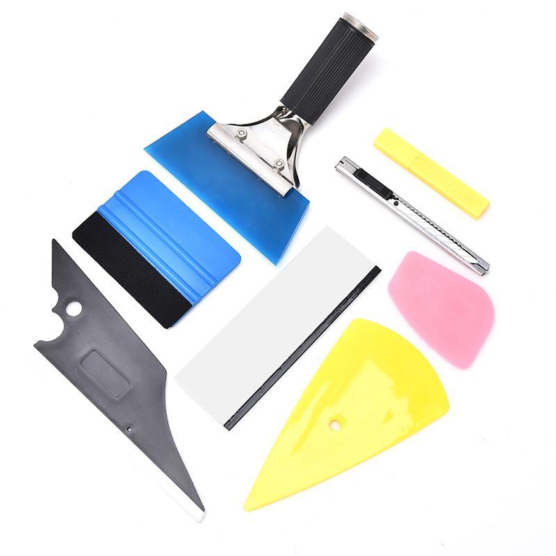 Mua zhou 8 In 1 Car Window Tint Tools Kit Vinyl Film Tinting Squeegee Scraper Applicator