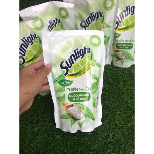 Nước rửa chén sulight matcha trà nhật, lô hội