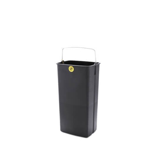 Thùng Rác Đạp Vuông Lớn Fitis Spl1-903 Sơn Đen