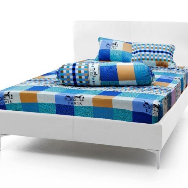 Bộ 4 món ga áo gối thun lạnh 1m6 x 2m cao 3 tấc