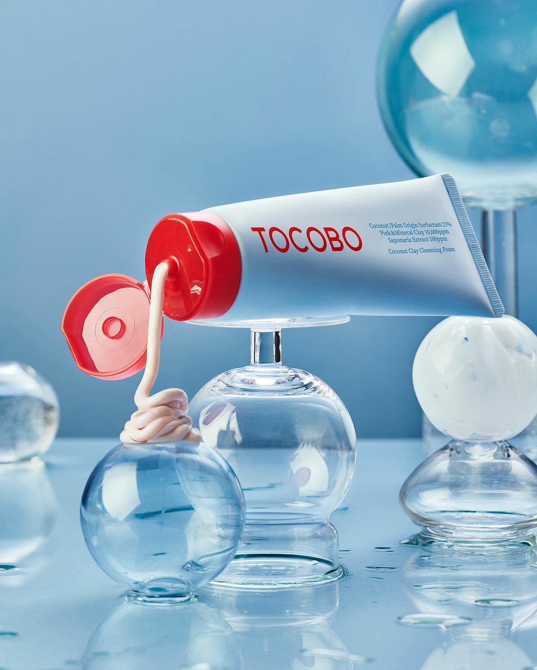 [Nhacuabeautyholic] Sữa rửa mặt đất sét TOCOBO COCONUT CLAY CLEANSING FOAM
