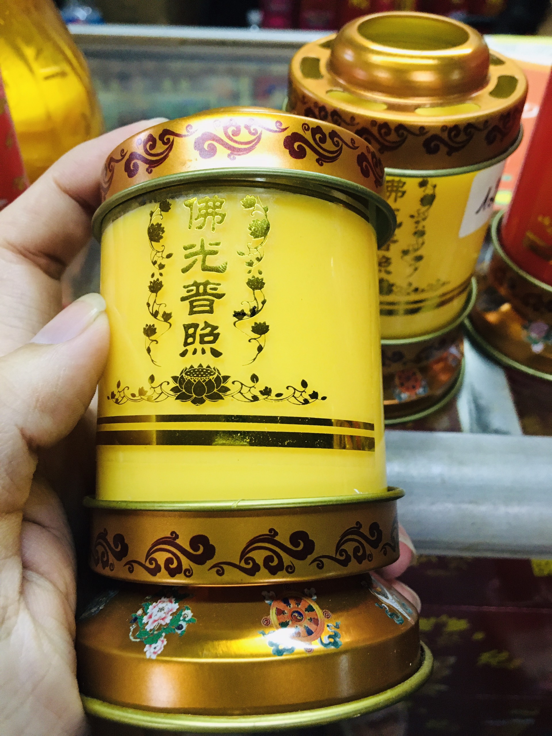 Đèn cầy, nến thủy tinh ( 1 ngày ) -  Văn phòng phẩm Nhơn Phát