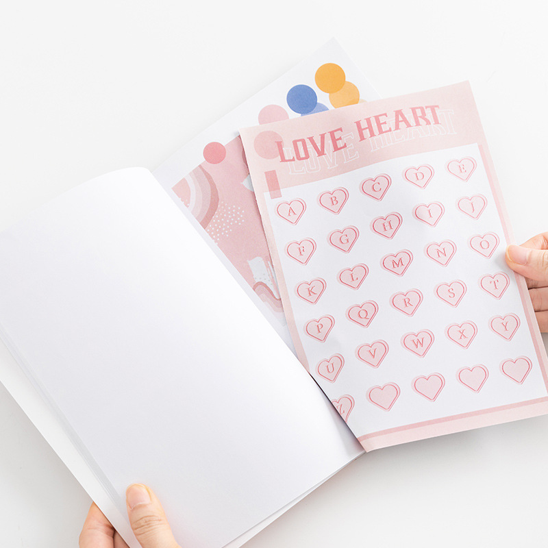 Sổ 20 tờ sticker dễ thương ROSY POSY