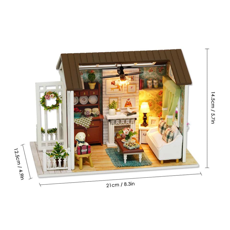 ĐỒ CHƠI LẮP RÁP MÔ HÌNH NHÀ 3D DỄ THƯƠNG DIY CUTE ROOM