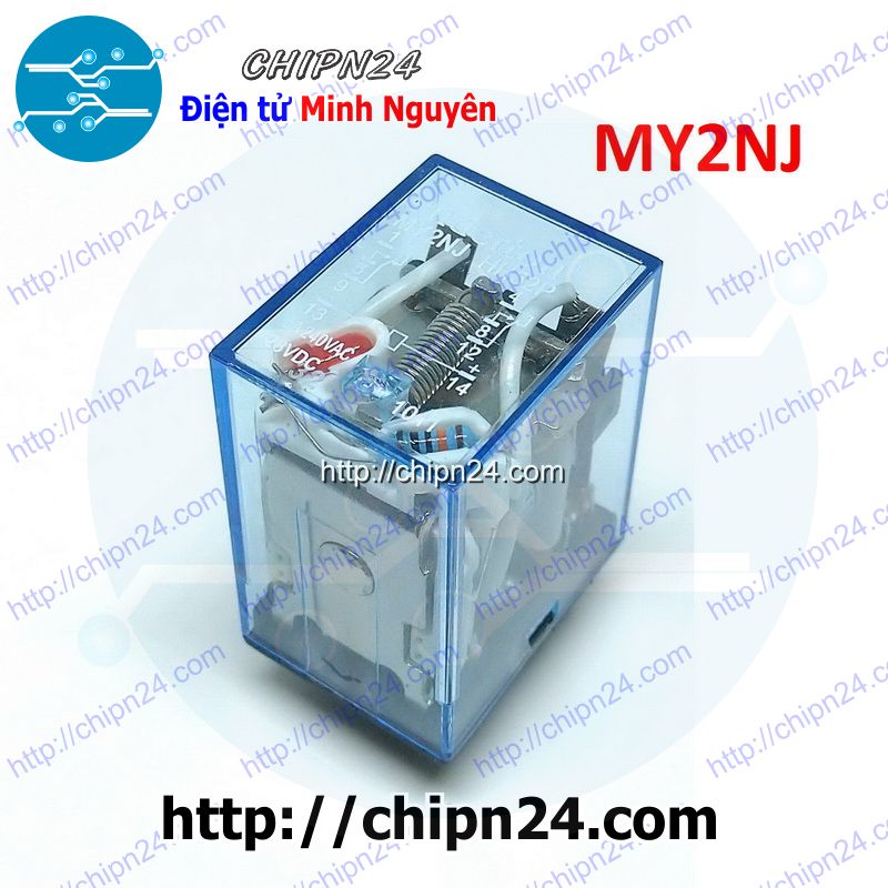 [1 con] (F85.T) Relay Kiếng MY2NJ 8 chân 5A 220VAC (MY2N MY2N-J HH52P)