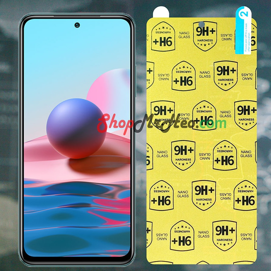 Dán Cường Lực Nano Dẻo Xiaomi Redmi Note 10 - Redmi Note 10 Pro