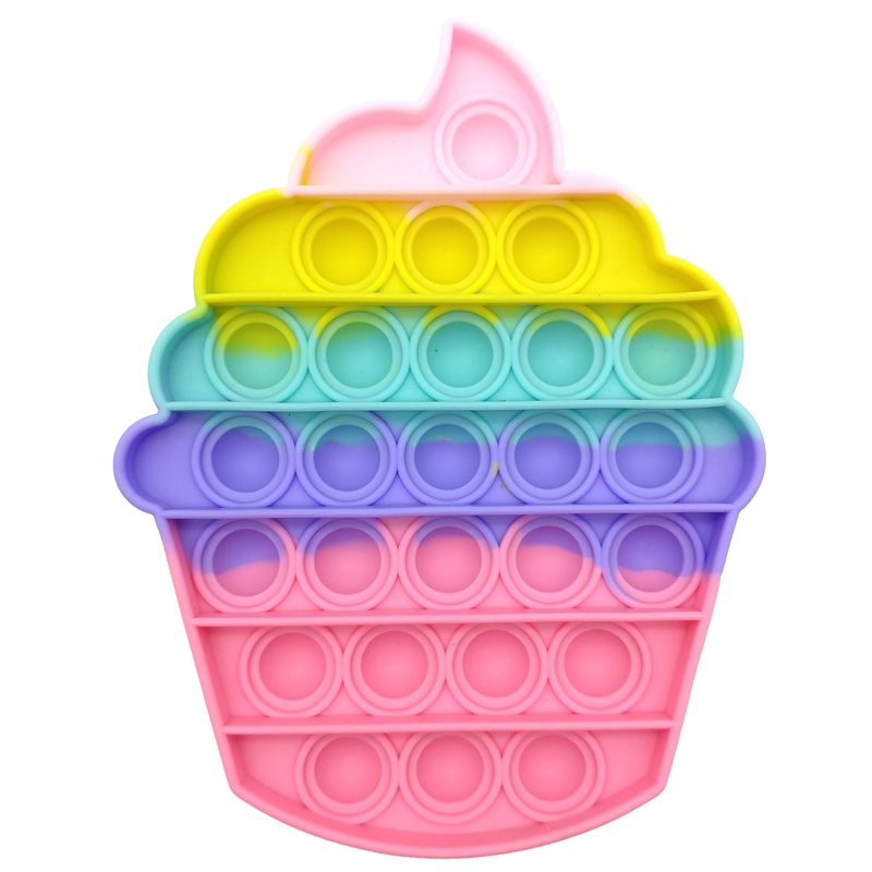 Đồ Chơi Pop It Nhiều Màu 6901 - Hình Cupcake