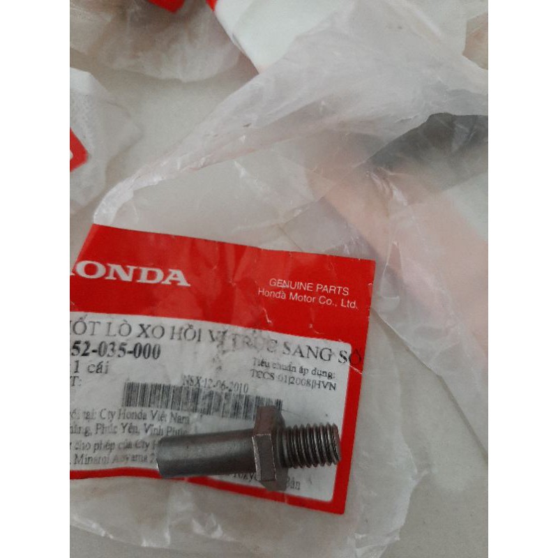 Ốc chốt trục gạt sang số xe DREAM, WAVE, FUTURE...  zin