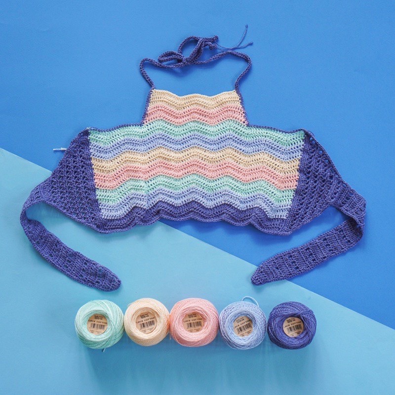 Sợi Lace Cotton Craft Yarn VN Cuộn 50gr