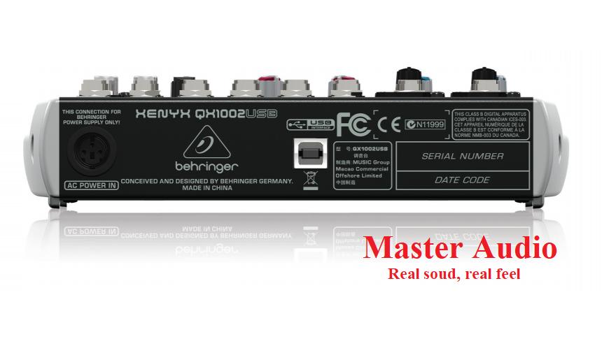 Bộ trộn âm thanh 10 kênh BEHRINGER QX1002USB