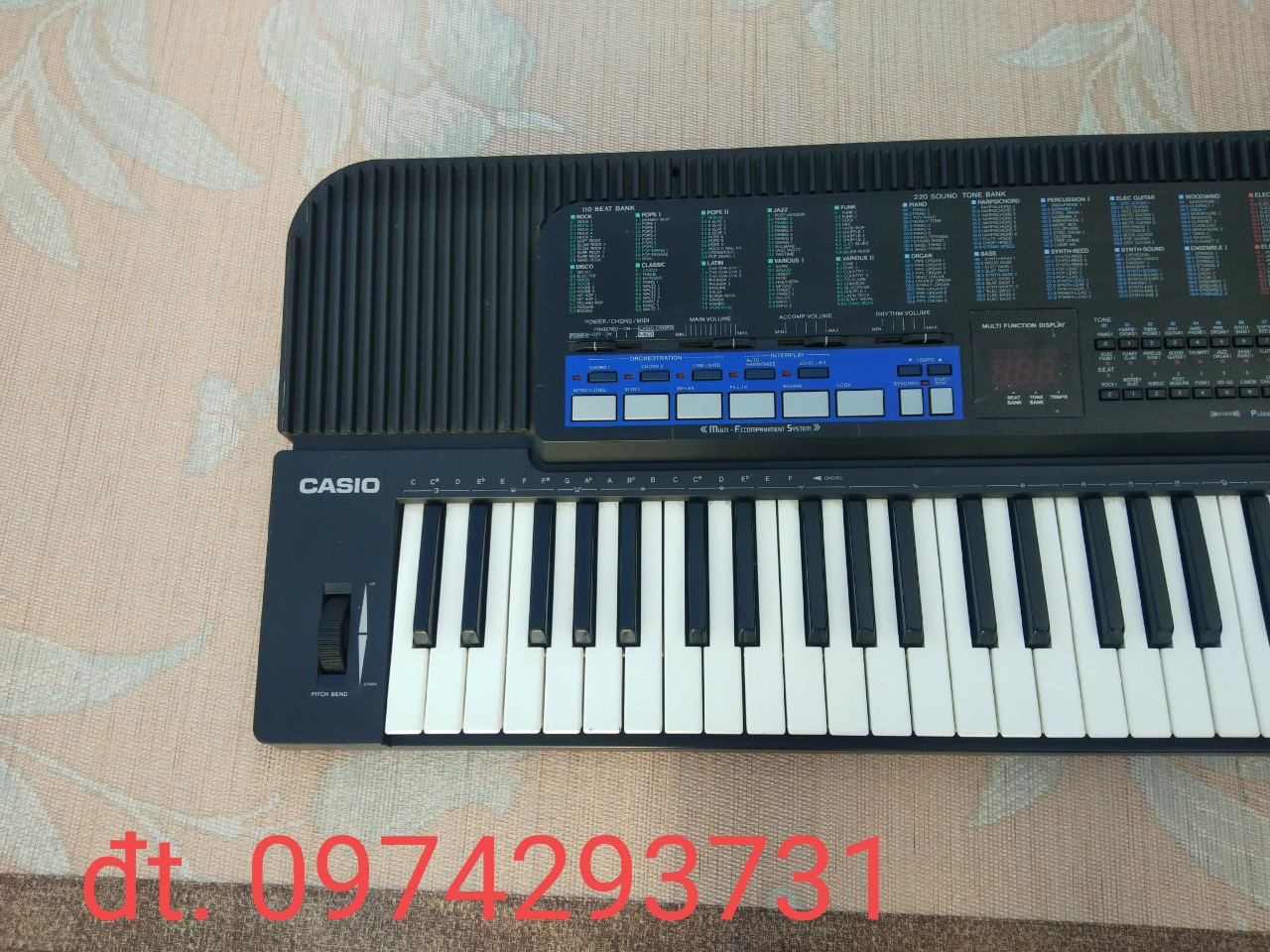 đàn casio ct670 có bend (Nhật bãi)