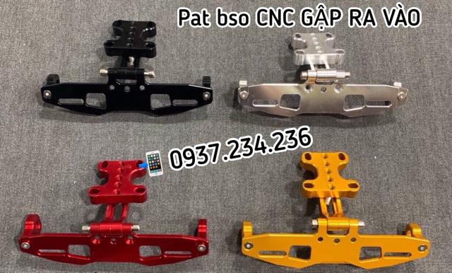 Pat biển số CNC gập ra vào GSX150 / R15 /CBR150