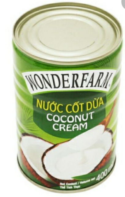 NƯỚC CỐT DỪA WONDERFARM { 400 ML}
