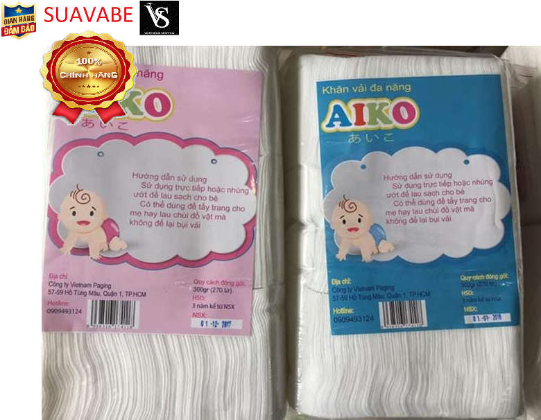 KHĂN VẢI KHÔ ĐA NĂNG AIKO ( 270 TỜ/GÓI )