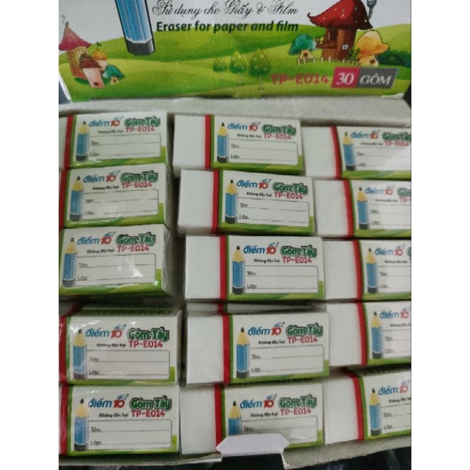 Gôm tẩy chì điểm 10 TP-E014 (1 viên)