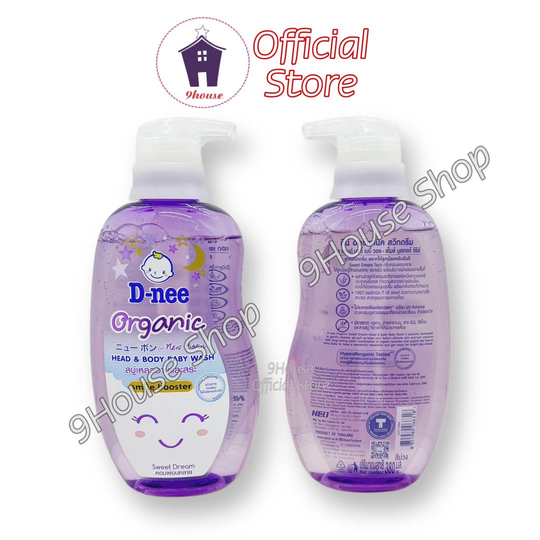 Sữa Tắm Gội D-Nee Dành Cho Bé Từ 0-3 Tuổi 380ml
